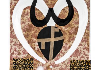 Eucharist   2017 48" X 60" mixed media on canvas